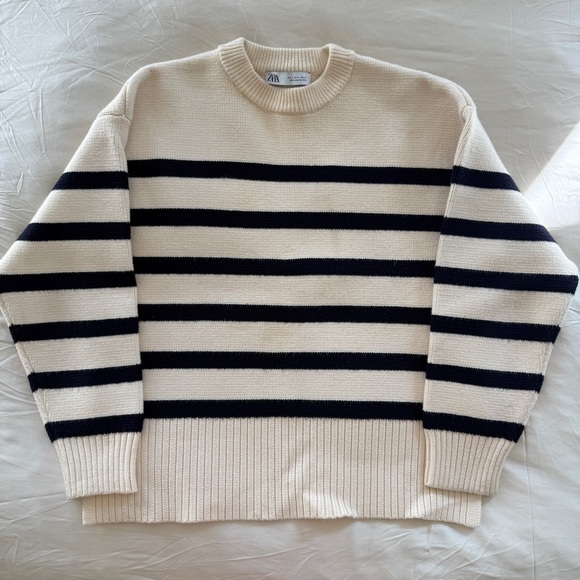 Zara - Striped Knit Sweater - Picture 5 of 7